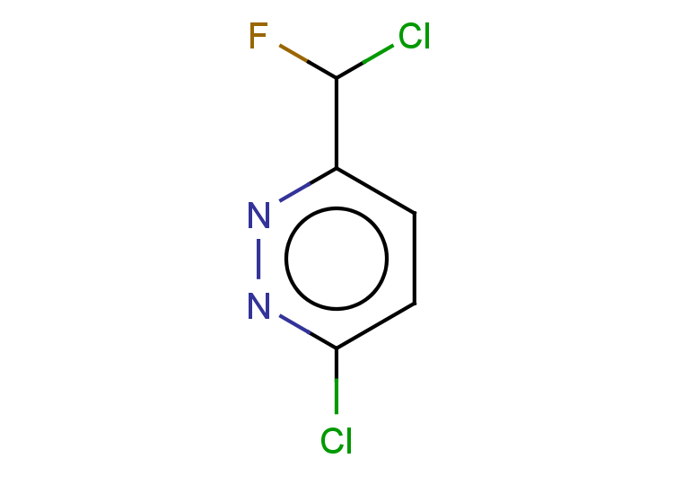 3-chloro-6-[chloro(fluoro)methyl]pyridazine