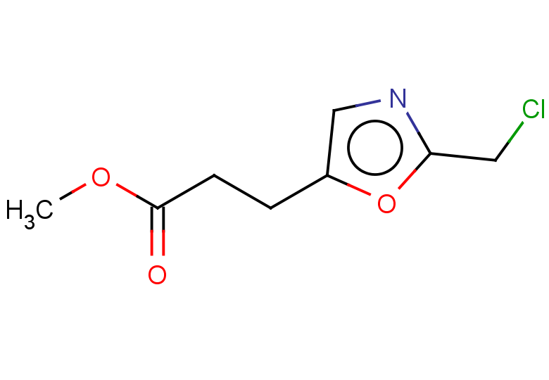methyl 3-[2-(chloromethyl)-1,3-oxazol-5-yl]propanoate