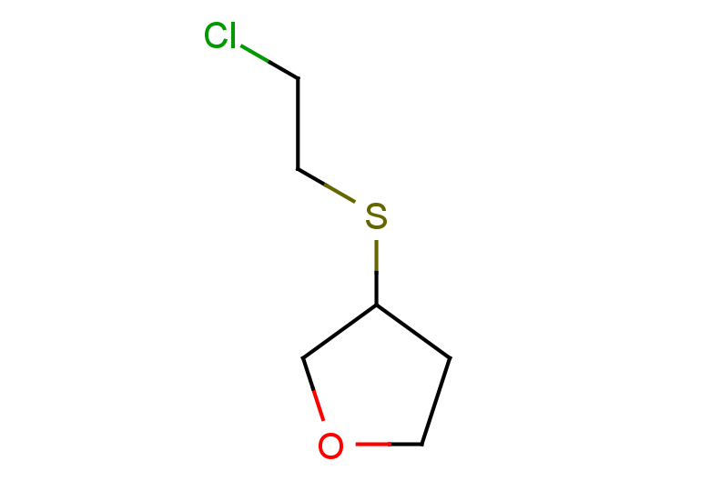 3-[(2-chloroethyl)sulfanyl]oxolane