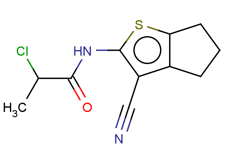 2-chloro-N-{3-cyano-4H,5H,6H-cyclopenta[b]thiophen-2-yl}propanamide