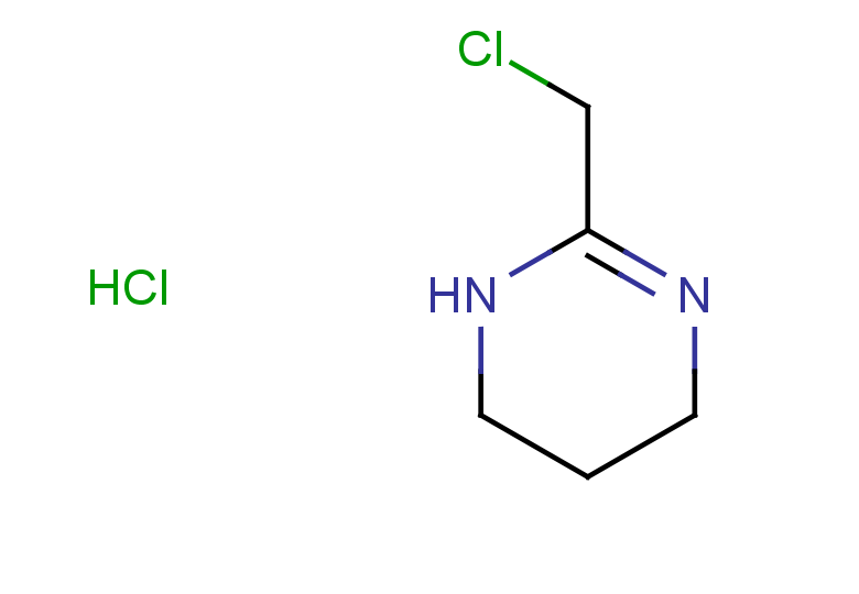 2-(chloromethyl)-1,4,5,6-tetrahydropyrimidine hydrochloride