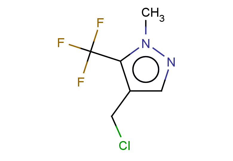 4-(chloromethyl)-1-methyl-5-(trifluoromethyl)-1H-pyrazole