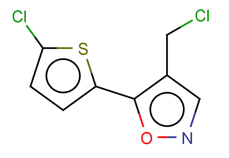 4-(chloromethyl)-5-(5-chlorothiophen-2-yl)-1,2-oxazole