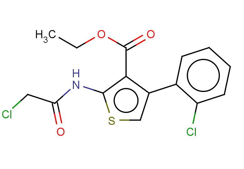 ethyl 2-(2-chloroacetamido)-4-(2-chlorophenyl)thiophene-3-carboxylate
