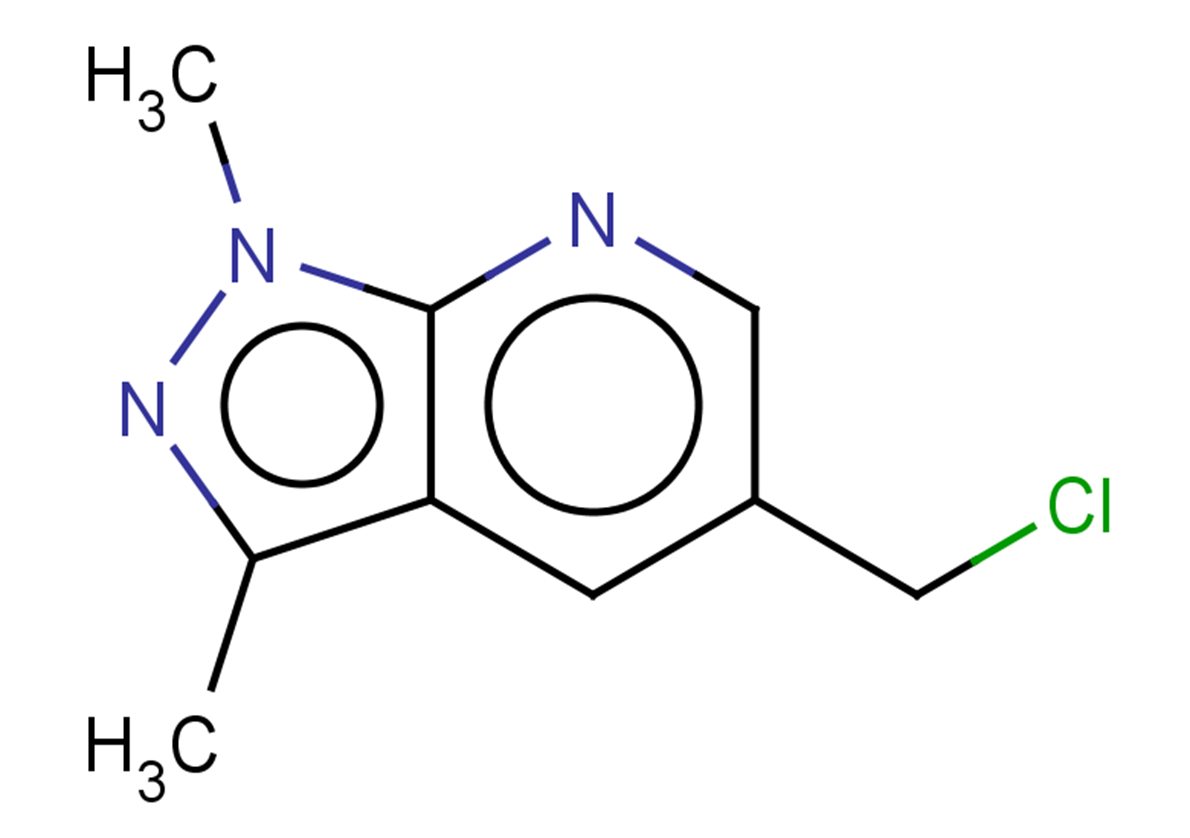5-(chloromethyl)-1,3-dimethyl-1H-pyrazolo[3,4-b]pyridine