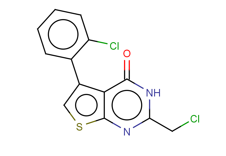 2-(chloromethyl)-5-(2-chlorophenyl)-3H,4H-thieno[2,3-d]pyrimidin-4-one