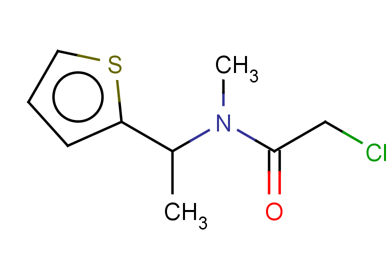 2-chloro-N-methyl-N-[1-(thiophen-2-yl)ethyl]acetamide