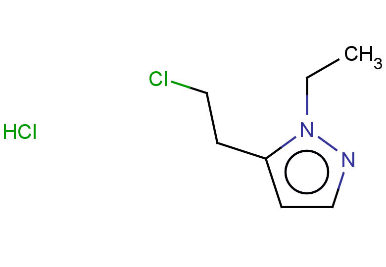 5-(2-chloroethyl)-1-ethyl-1H-pyrazole hydrochloride