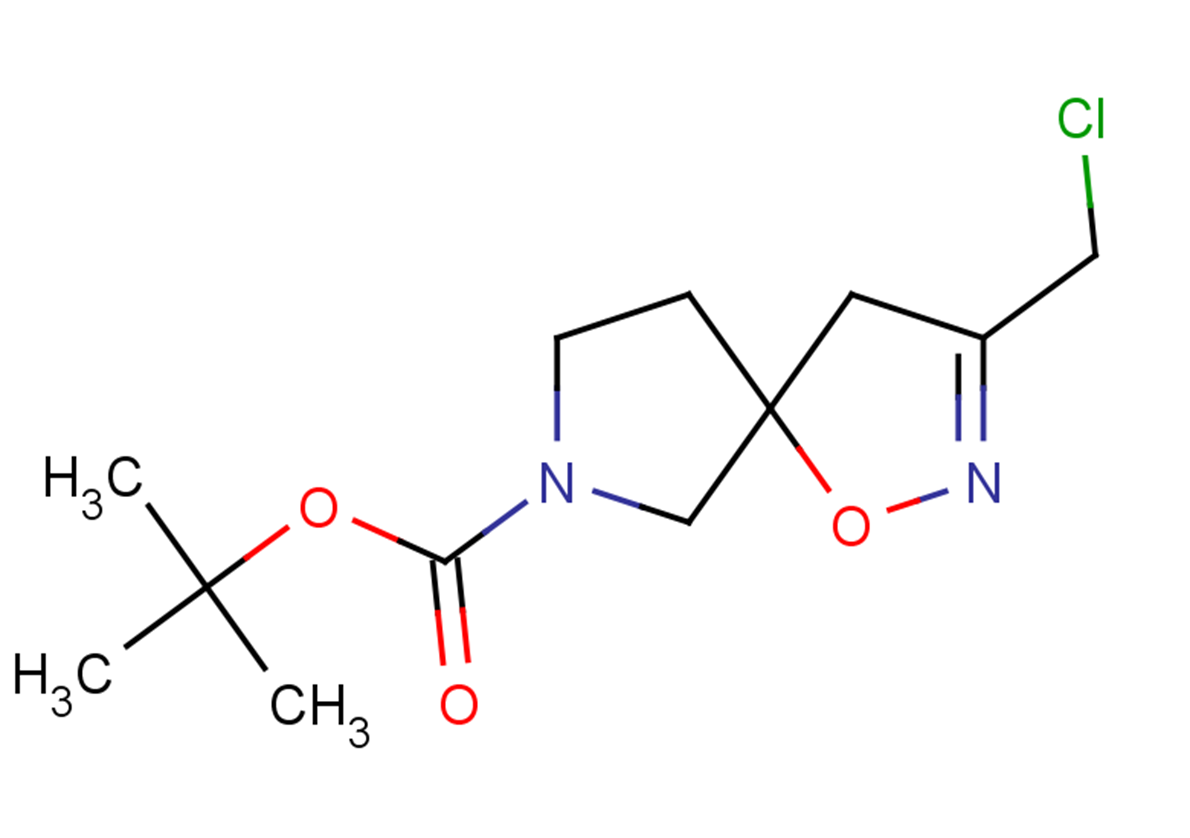tert-butyl 3-(chloromethyl)-1-oxa-2,7-diazaspiro[4.4]non-2-ene-7-carboxylate