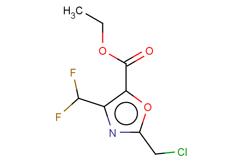 ethyl 2-(chloromethyl)-4-(difluoromethyl)-1,3-oxazole-5-carboxylate