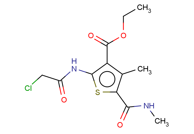 ethyl 2-(2-chloroacetamido)-4-methyl-5-(methylcarbamoyl)thiophene-3-carboxylate