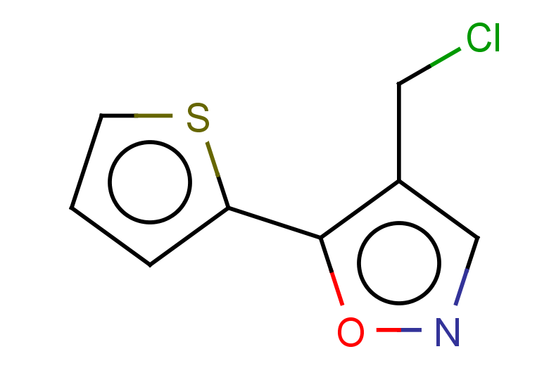 4-(chloromethyl)-5-(thiophen-2-yl)-1,2-oxazole