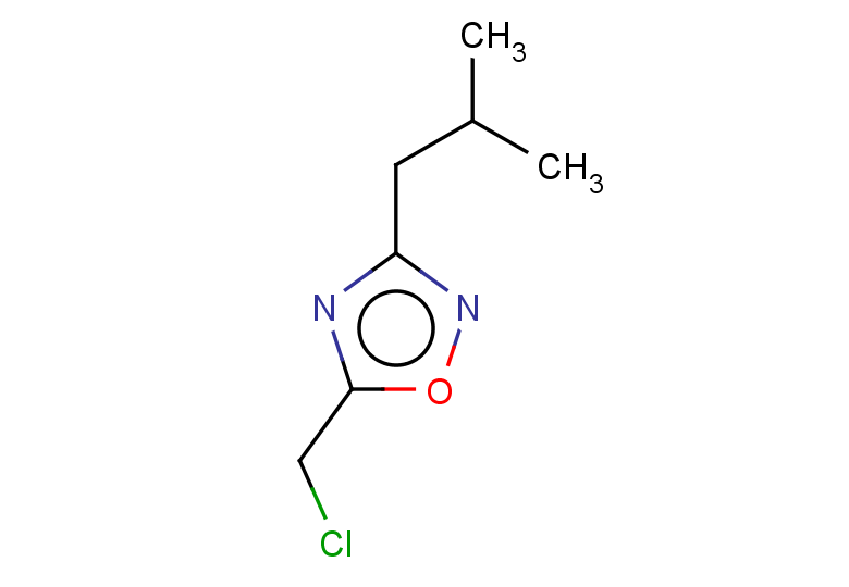 5-(chloromethyl)-3-(2-methylpropyl)-1,2,4-oxadiazole