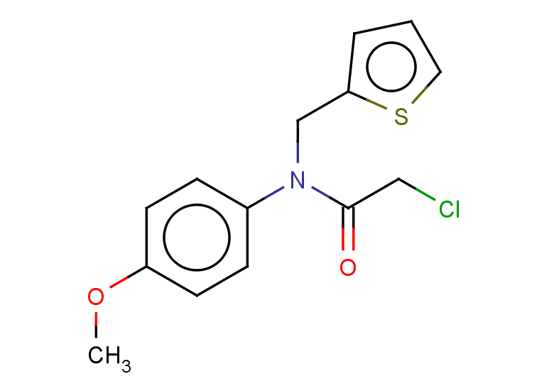 2-chloro-N-(4-methoxyphenyl)-N-(thiophen-2-ylmethyl)acetamide