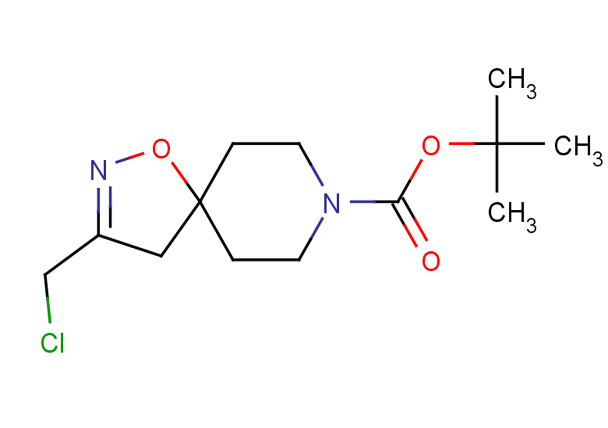 tert-butyl 3-(chloromethyl)-1-oxa-2,8-diazaspiro[4.5]dec-2-ene-8-carboxylate