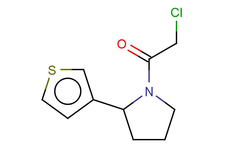 2-chloro-1-[2-(thiophen-3-yl)pyrrolidin-1-yl]ethan-1-one