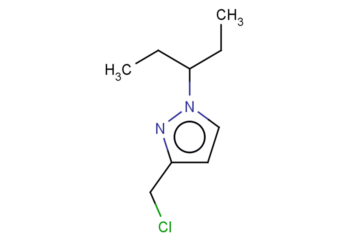 3-(chloromethyl)-1-(pentan-3-yl)-1H-pyrazole