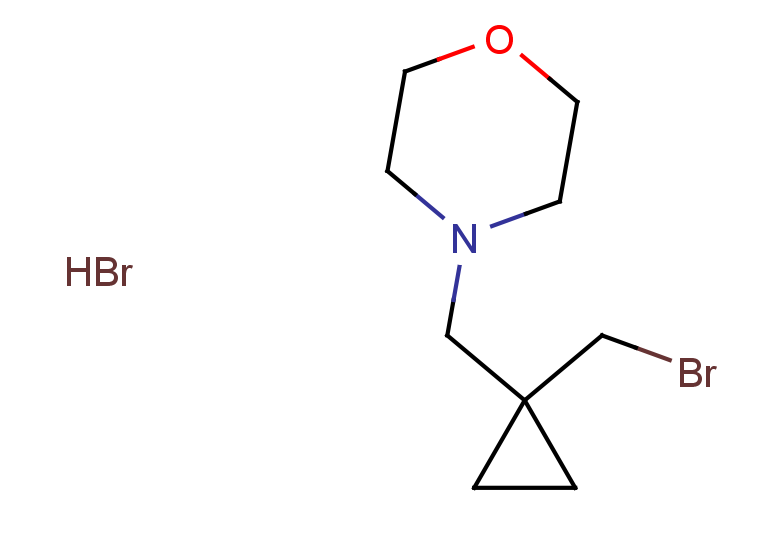 4-{[1-(bromomethyl)cyclopropyl]methyl}morpholine hydrobromide