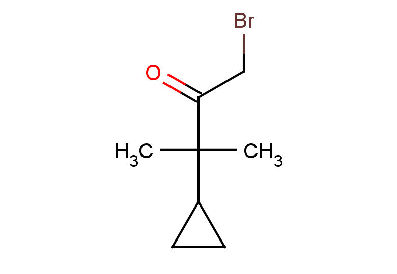 1-bromo-3-cyclopropyl-3-methylbutan-2-one
