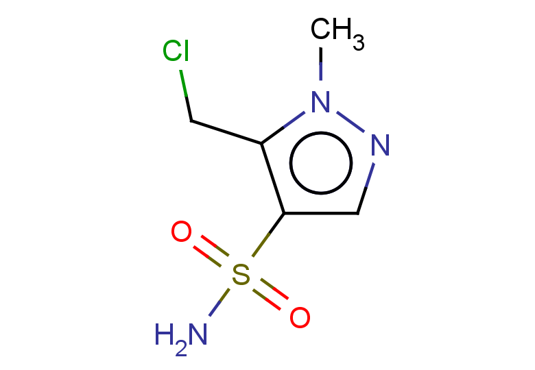 5-(chloromethyl)-1-methyl-1H-pyrazole-4-sulfonamide