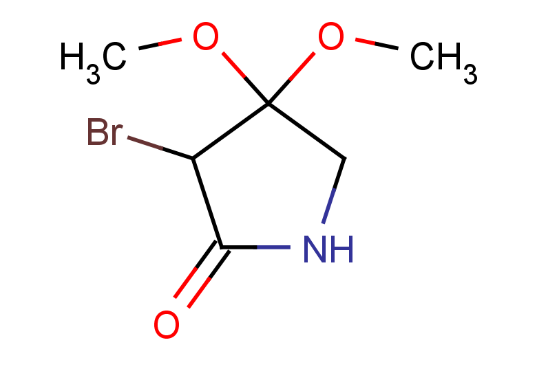 3-bromo-4,4-dimethoxypyrrolidin-2-one