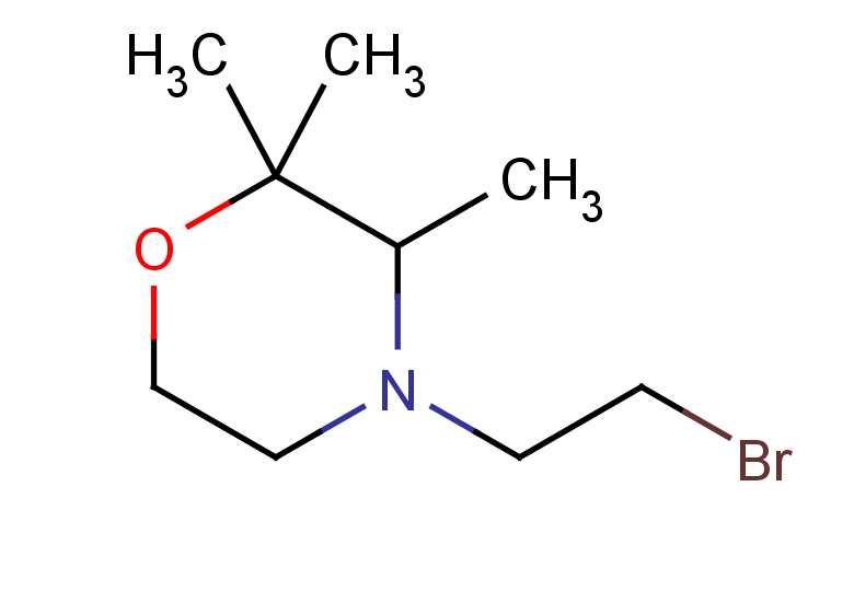 4-(2-bromoethyl)-2,2,3-trimethylmorpholine