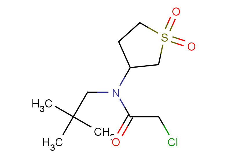 2-chloro-N-(2,2-dimethylpropyl)-N-(1,1-dioxo-1lambda6-thiolan-3-yl)acetamide