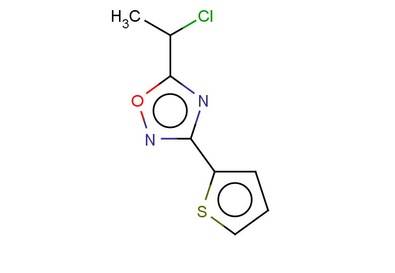 5-(1-chloroethyl)-3-(thiophen-2-yl)-1,2,4-oxadiazole