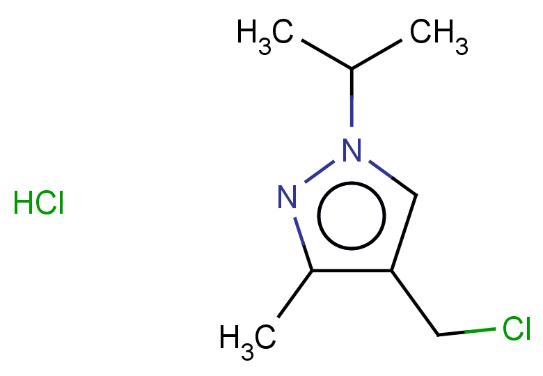 4-(chloromethyl)-3-methyl-1-(propan-2-yl)-1H-pyrazole hydrochloride