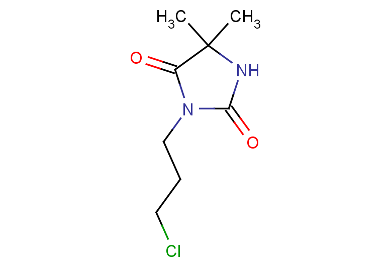 3-(3-chloropropyl)-5,5-dimethylimidazolidine-2,4-dione