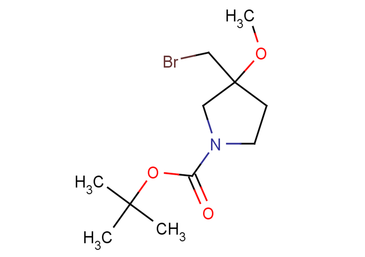 tert-butyl 3-(bromomethyl)-3-methoxypyrrolidine-1-carboxylate