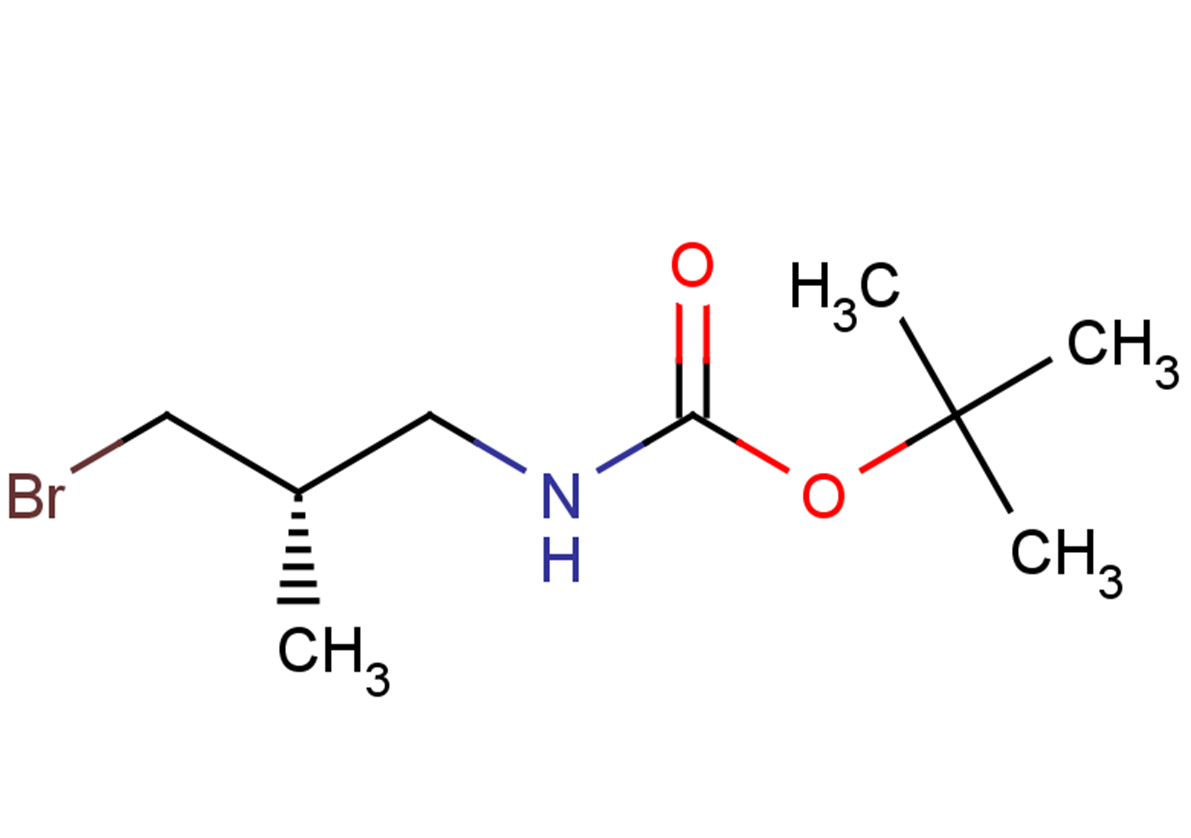 tert-butyl N-[(2S)-3-bromo-2-methylpropyl]carbamate
