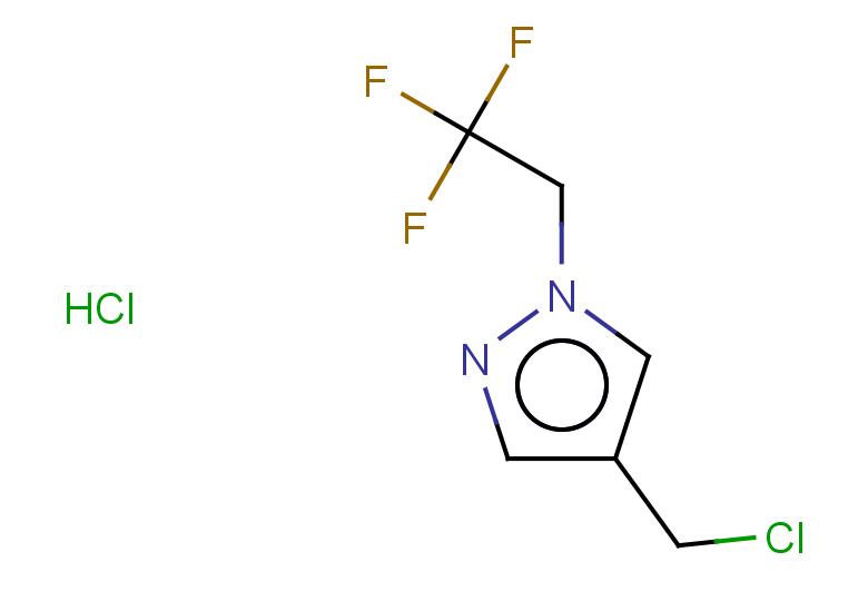 4-(chloromethyl)-1-(2,2,2-trifluoroethyl)-1H-pyrazole hydrochloride
