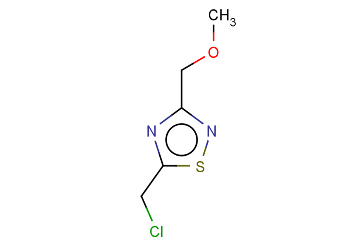 5-(chloromethyl)-3-(methoxymethyl)-1,2,4-thiadiazole