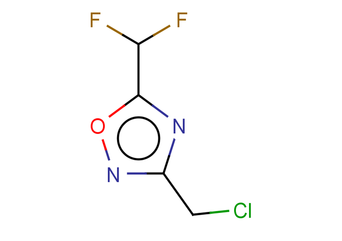3-(chloromethyl)-5-(difluoromethyl)-1,2,4-oxadiazole
