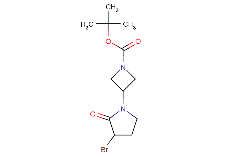 tert-butyl 3-(3-bromo-2-oxopyrrolidin-1-yl)azetidine-1-carboxylate