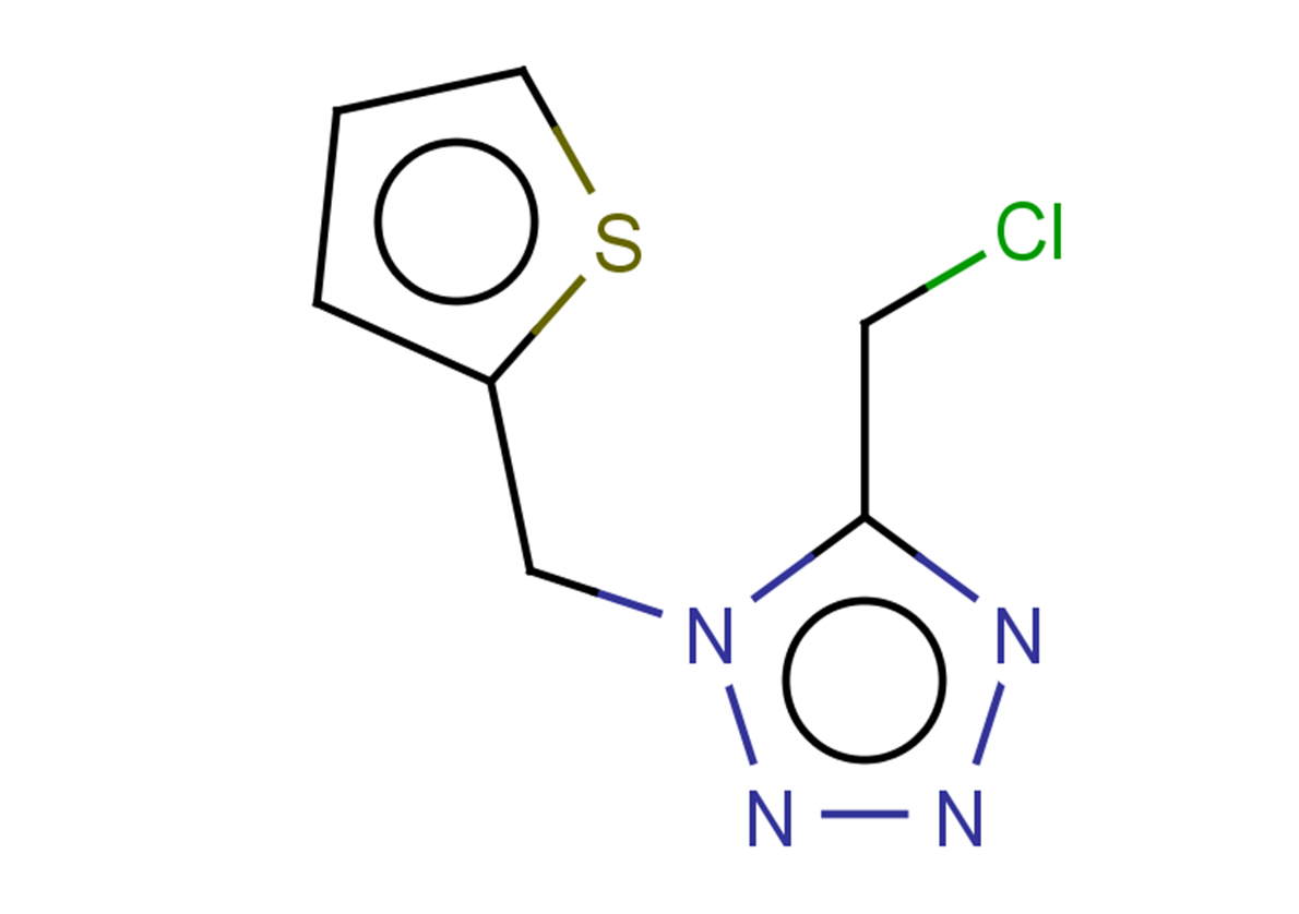 5-(chloromethyl)-1-[(thiophen-2-yl)methyl]-1H-1,2,3,4-tetrazole