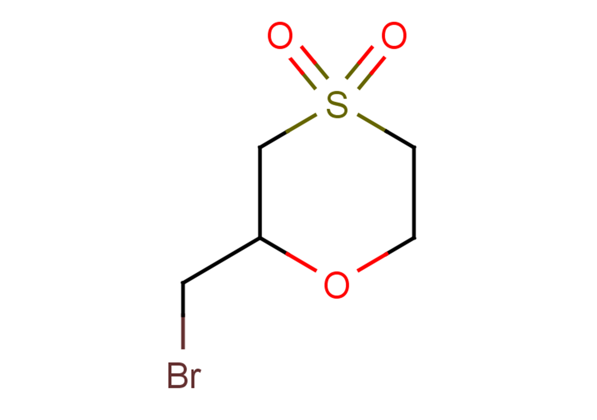 2-(bromomethyl)-1,4lambda6-oxathiane-4,4-dione