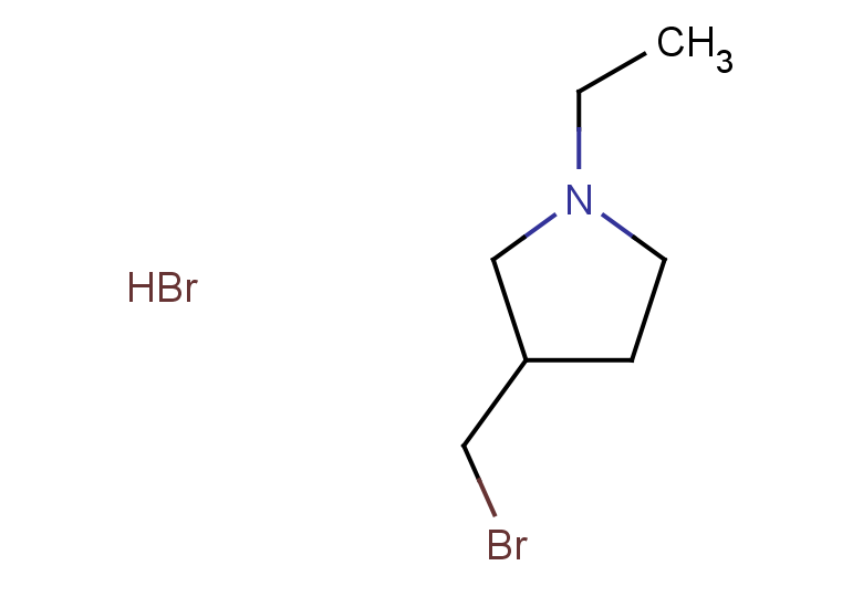 3-(bromomethyl)-1-ethylpyrrolidine hydrobromide
