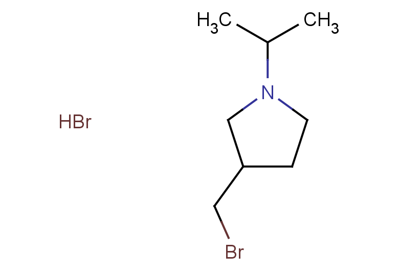 3-(bromomethyl)-1-(propan-2-yl)pyrrolidine hydrobromide