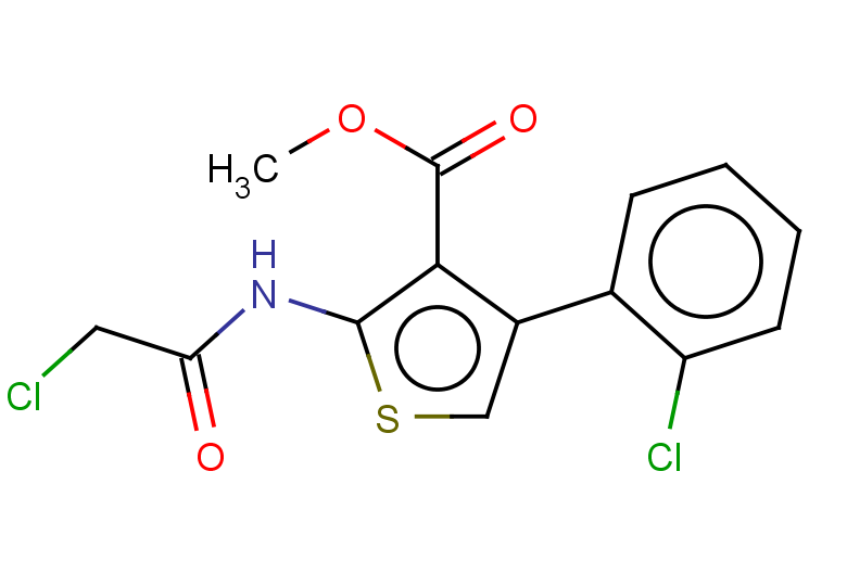 methyl 2-(2-chloroacetamido)-4-(2-chlorophenyl)thiophene-3-carboxylate