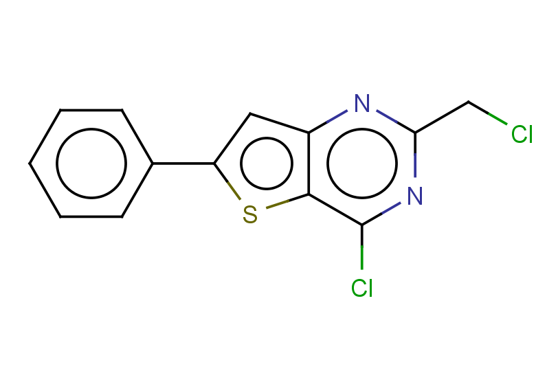 4-chloro-2-(chloromethyl)-6-phenylthieno[3,2-d]pyrimidine