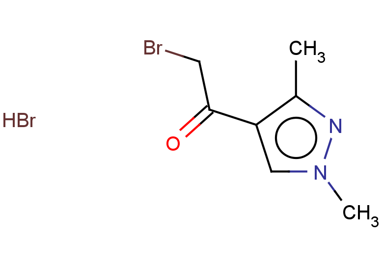 2-bromo-1-(1,3-dimethyl-1H-pyrazol-4-yl)ethan-1-one hydrobromide