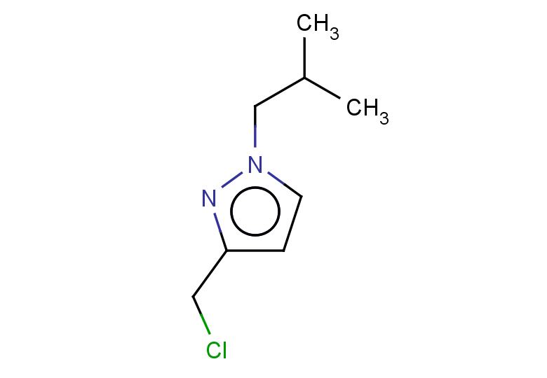 3-(CHLOROMETHYL)-1-(2-METHYLPROPYL)-1H-PYRAZOLE