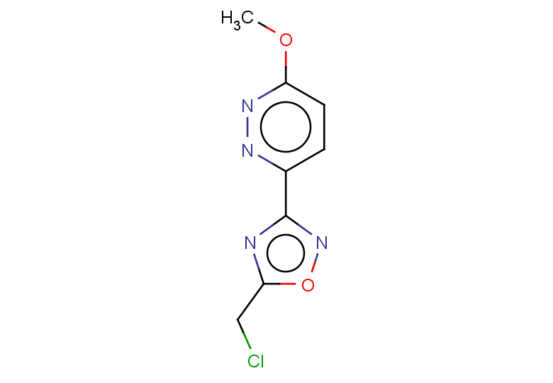 3-[5-(chloromethyl)-1,2,4-oxadiazol-3-yl]-6-methoxypyridazine
