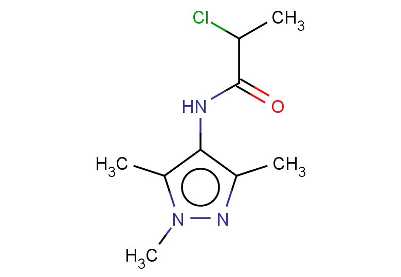 2-chloro-N-(trimethyl-1H-pyrazol-4-yl)propanamide