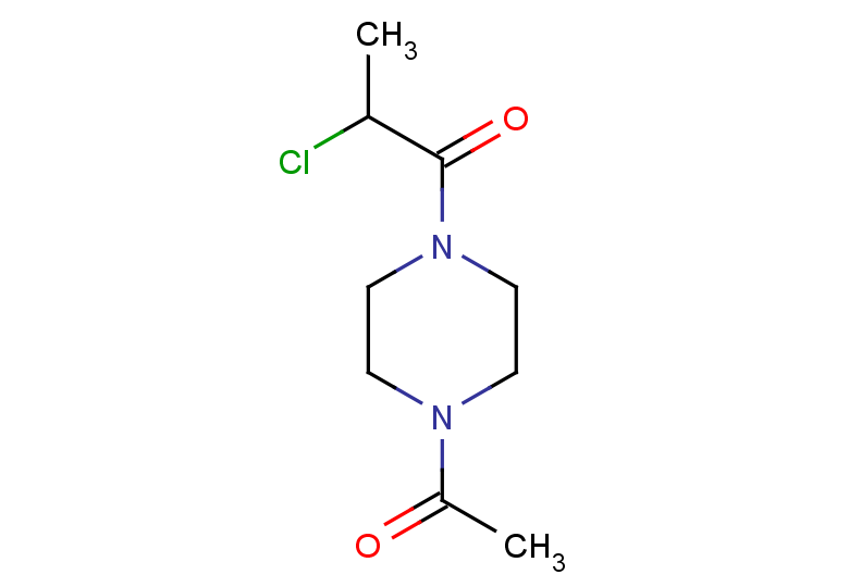 1-(4-acetylpiperazin-1-yl)-2-chloropropan-1-one