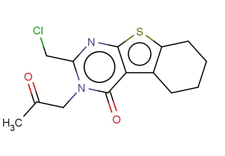 5-(chloromethyl)-4-(2-oxopropyl)-8-thia-4,6-diazatricyclo[7.4.0.0,2,7]trideca-1(9),2(7),5-trien-3-one