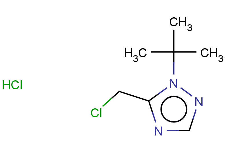 1-tert-butyl-5-(chloromethyl)-1H-1,2,4-triazole hydrochloride