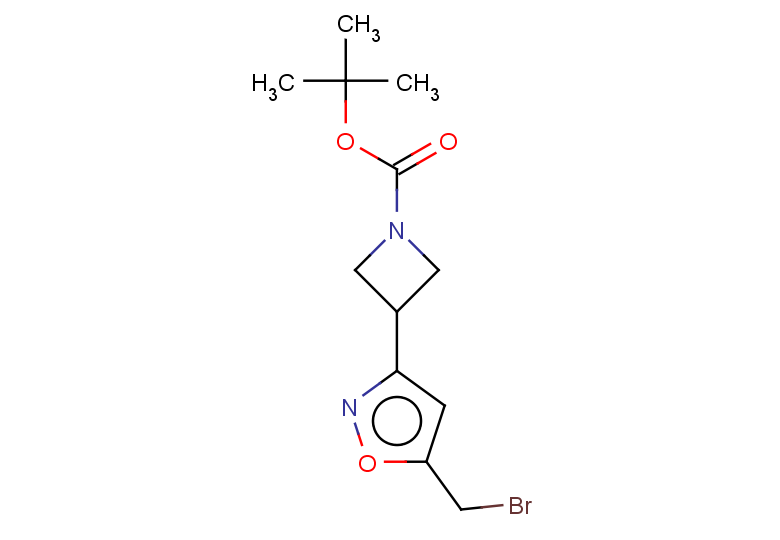 tert-butyl 3-[5-(bromomethyl)-1,2-oxazol-3-yl]azetidine-1-carboxylate